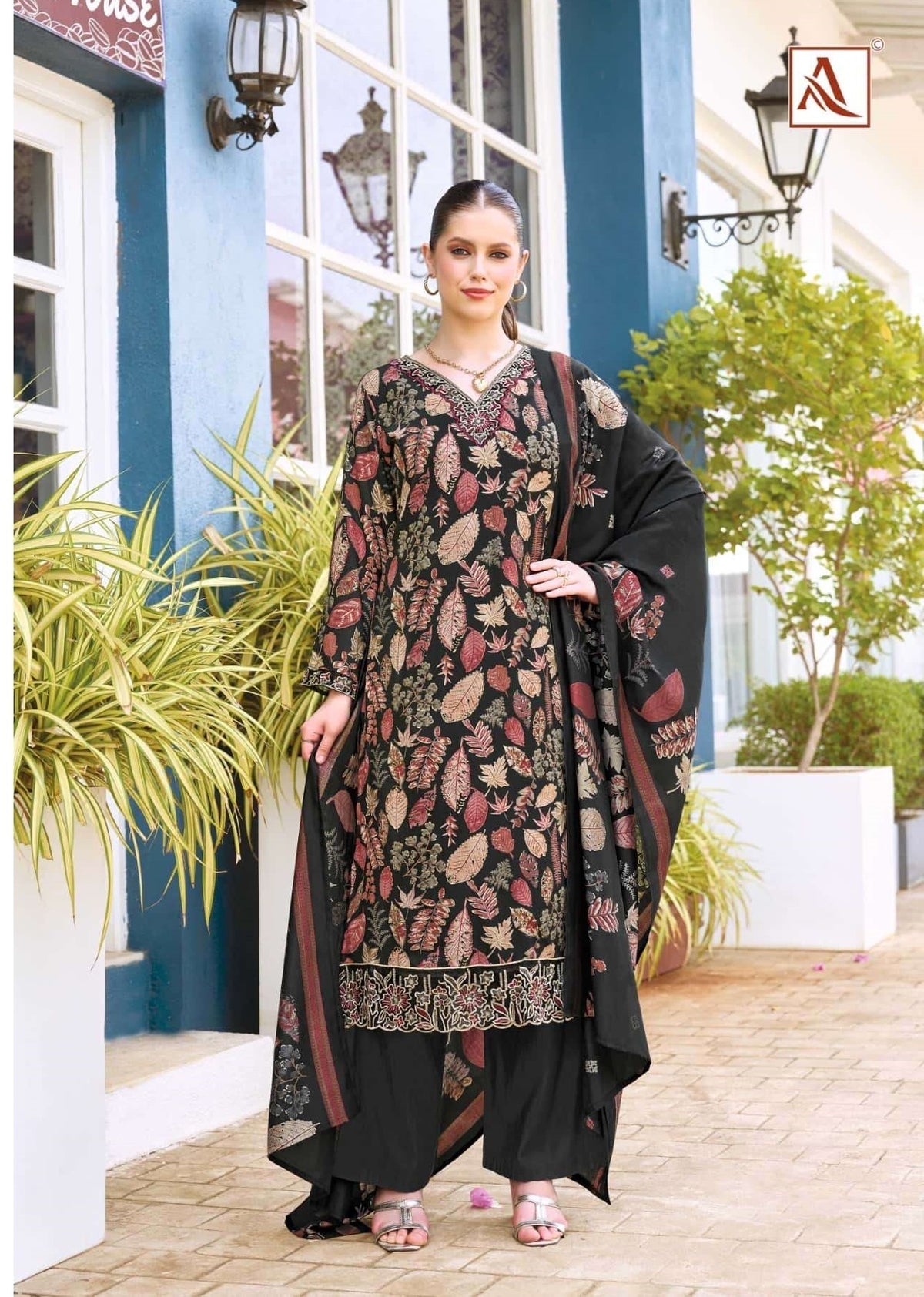 Alok Suit Turkish Vol-19 01 To 06 Viscose Rayon Printed Pakistani Suit