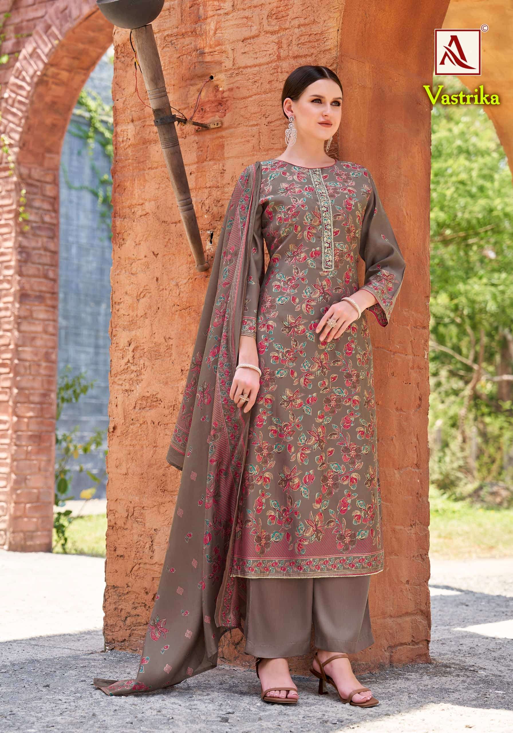ALOK SUIT VASTRIKA Viscose Modal Printed Pakistani Suit