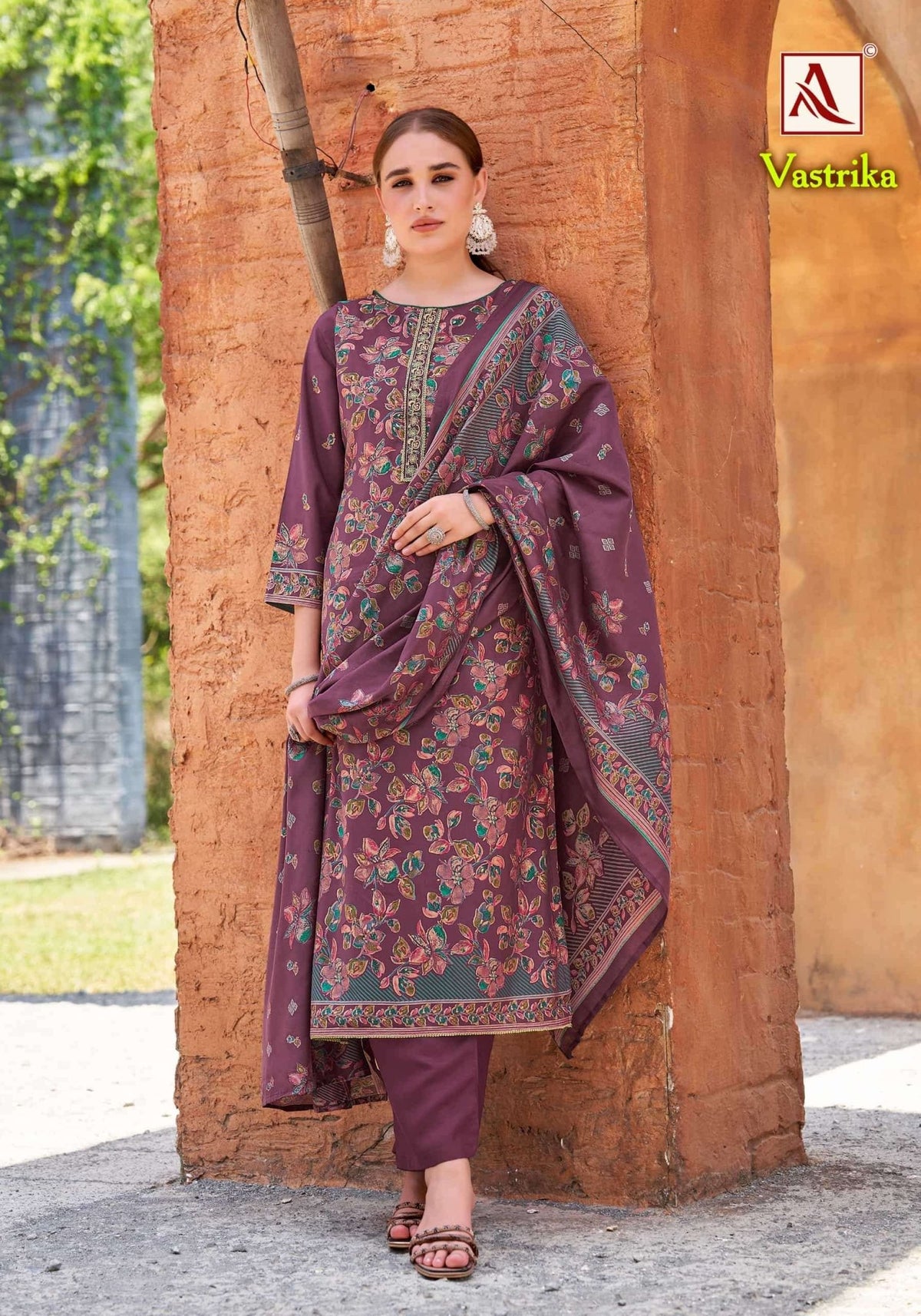 ALOK SUIT VASTRIKA Viscose Modal Printed Pakistani Suit - Amrah Wholesale
