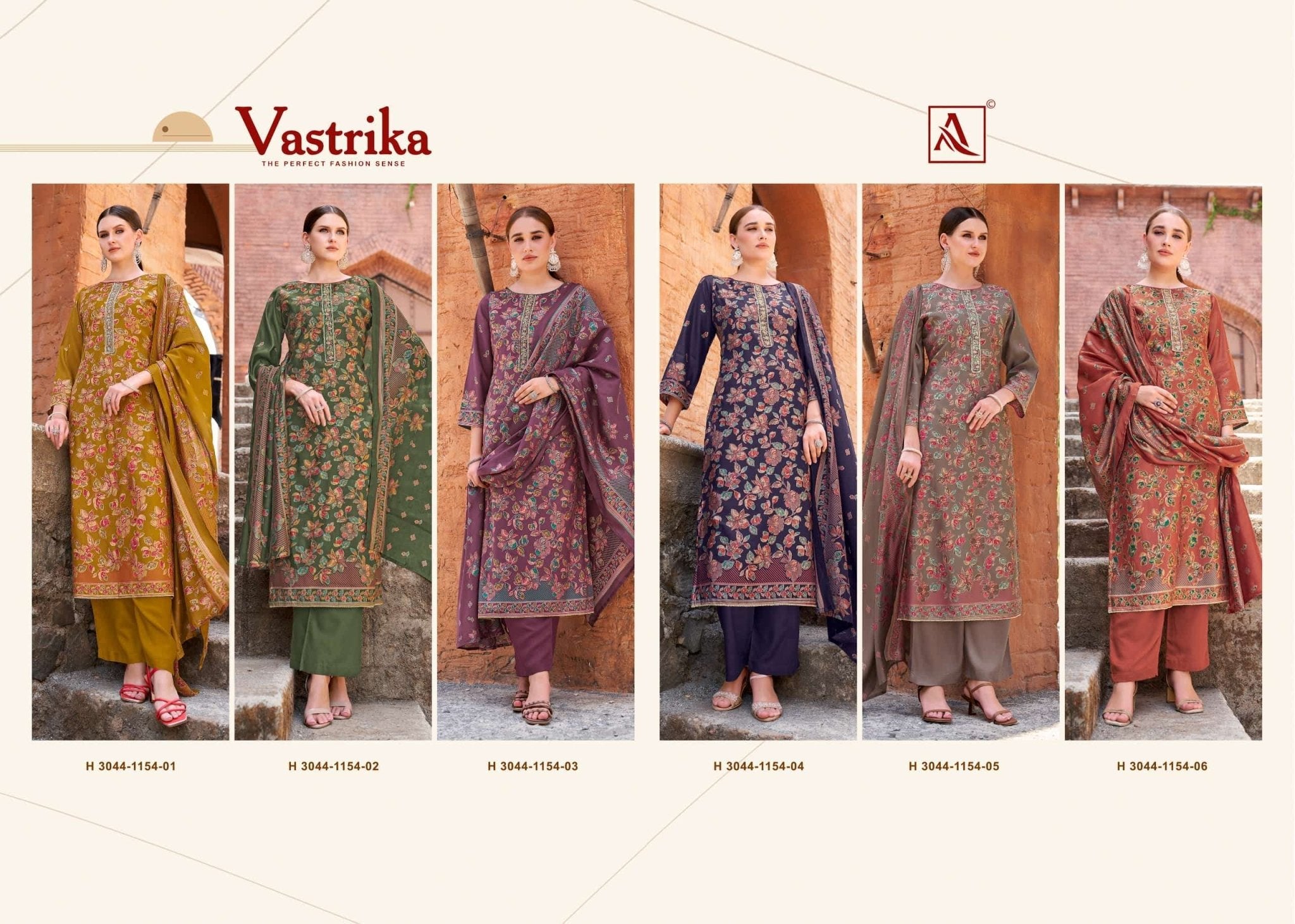 ALOK SUIT VASTRIKA Viscose Modal Printed Pakistani Suit - Amrah Wholesale