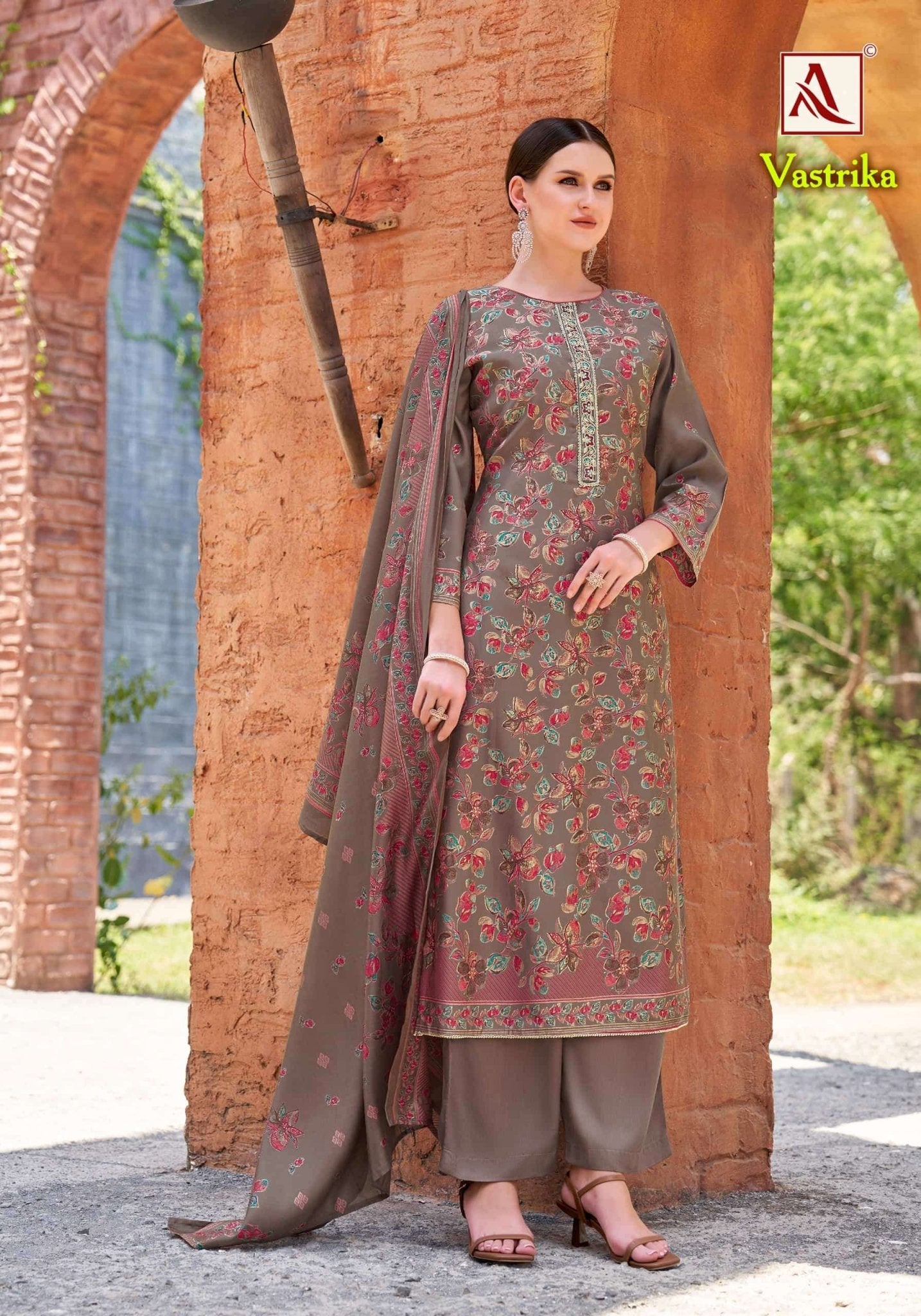 ALOK SUIT VASTRIKA Viscose Modal Printed Pakistani Suit - Amrah Wholesale