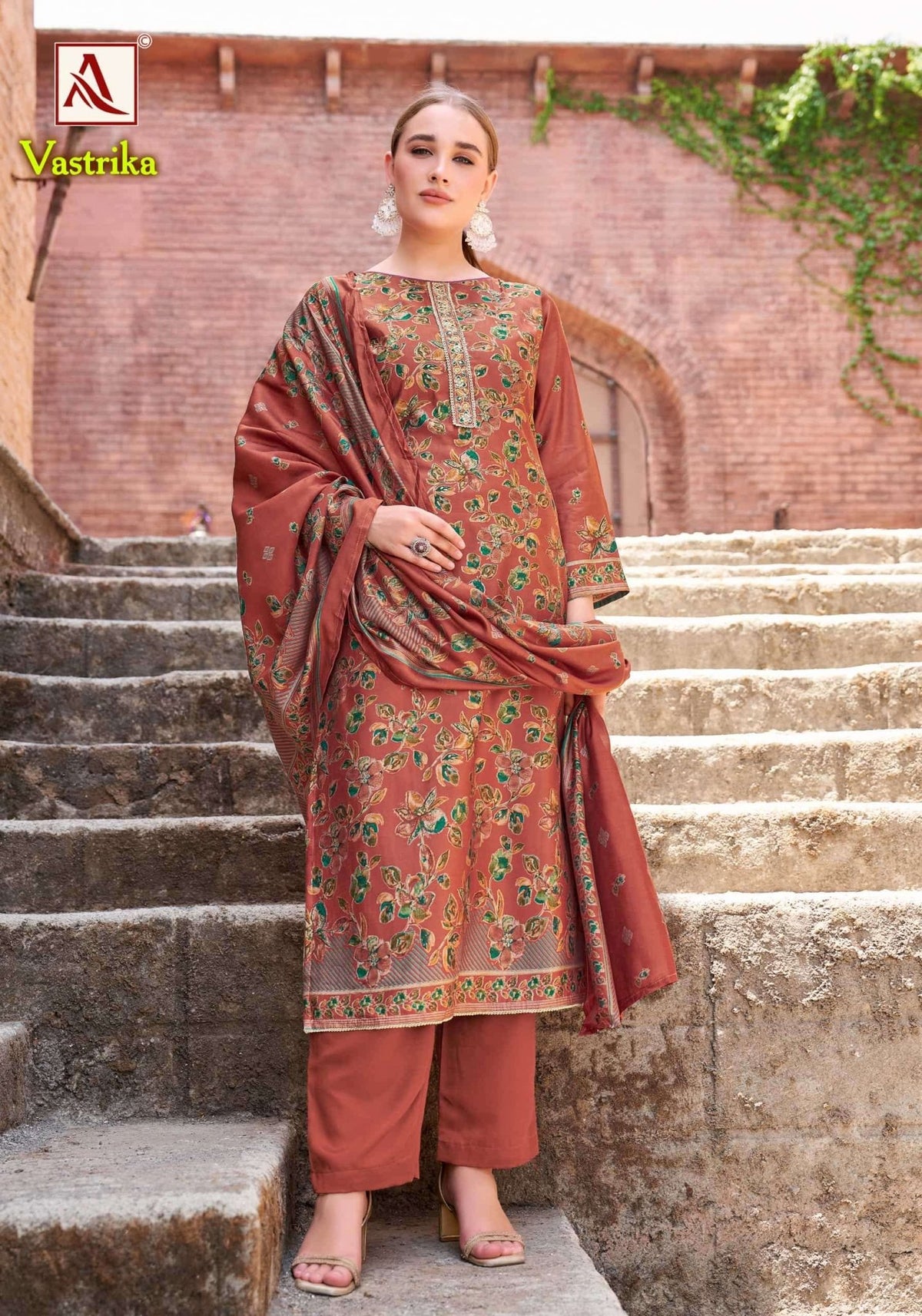ALOK SUIT VASTRIKA Viscose Modal Printed Pakistani Suit - Amrah Wholesale