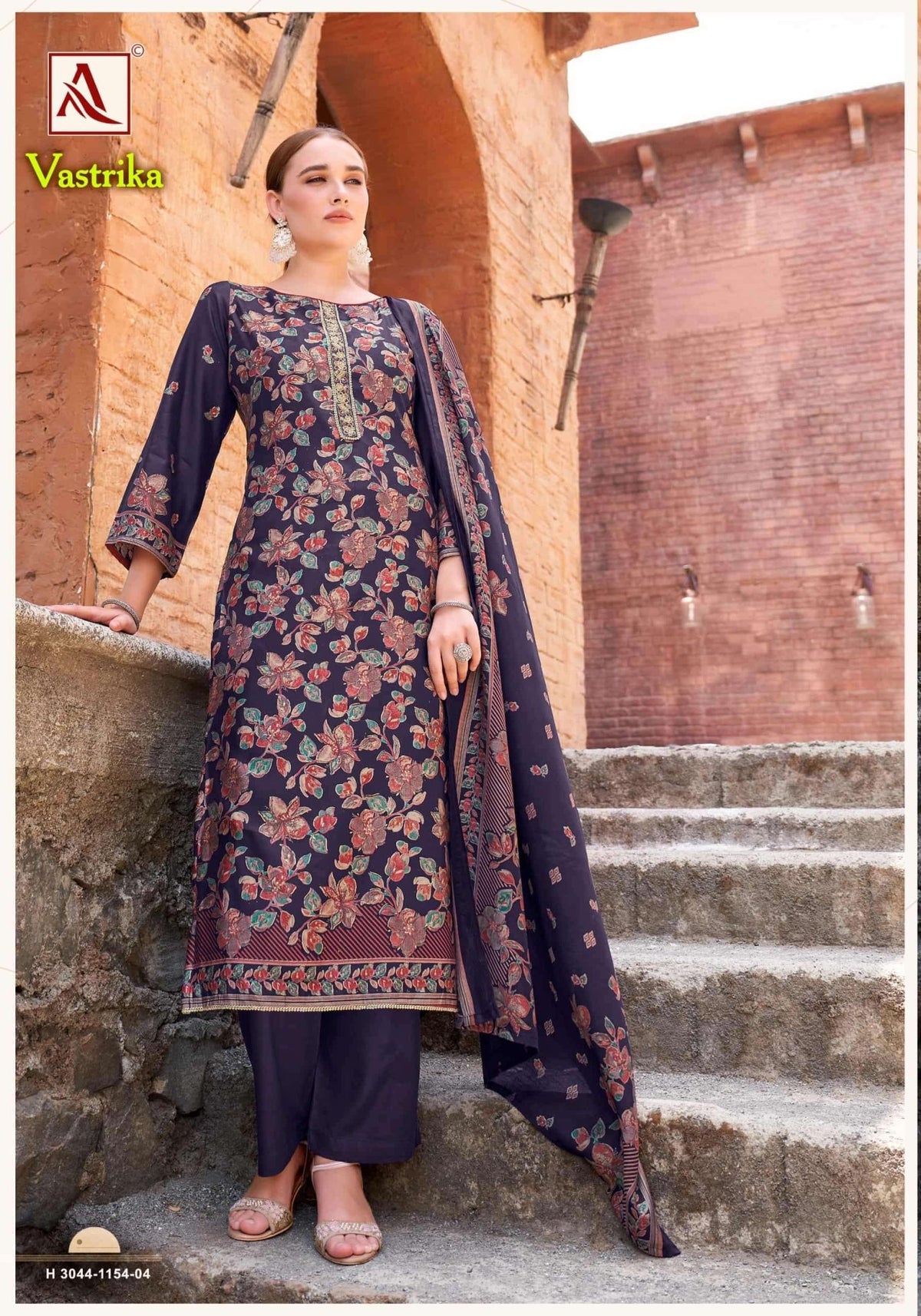 ALOK SUIT VASTRIKA Viscose Modal Printed Pakistani Suit - Amrah Wholesale