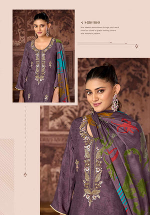 Alok Suit Wedding Beats Pure Muslin Dress Material