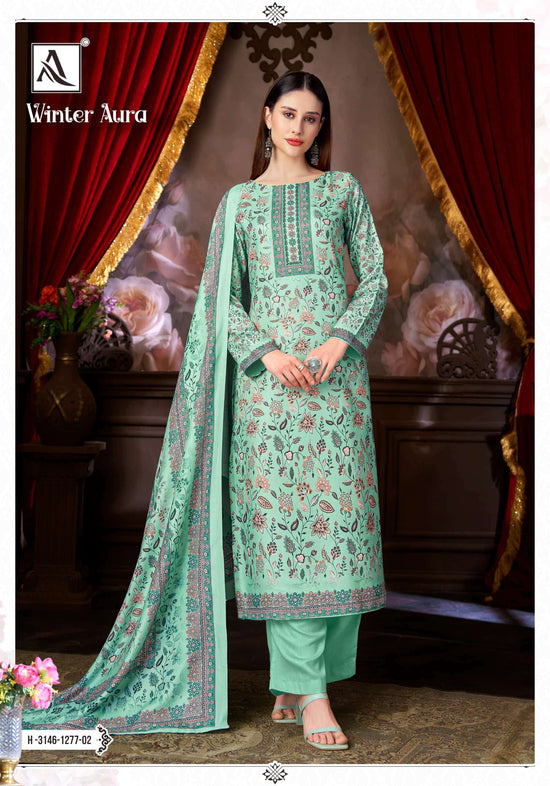 ALOK SUIT WINTER AURA Viscose Pashmina Pakistani Suit