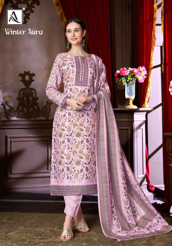 ALOK SUIT WINTER AURA Viscose Pashmina Pakistani Suit
