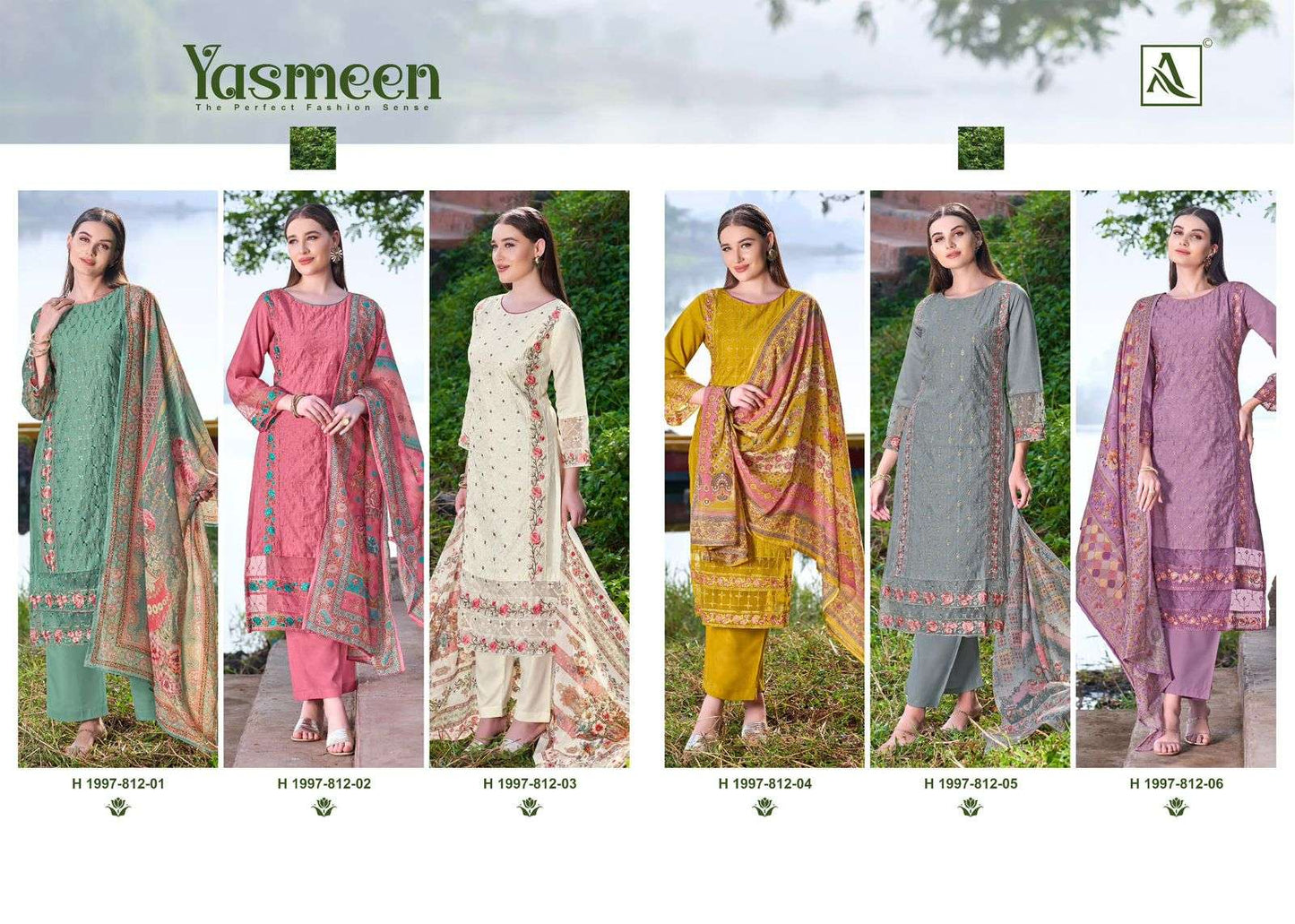 Alok Suit Yasmeen - Amrah Wholesale