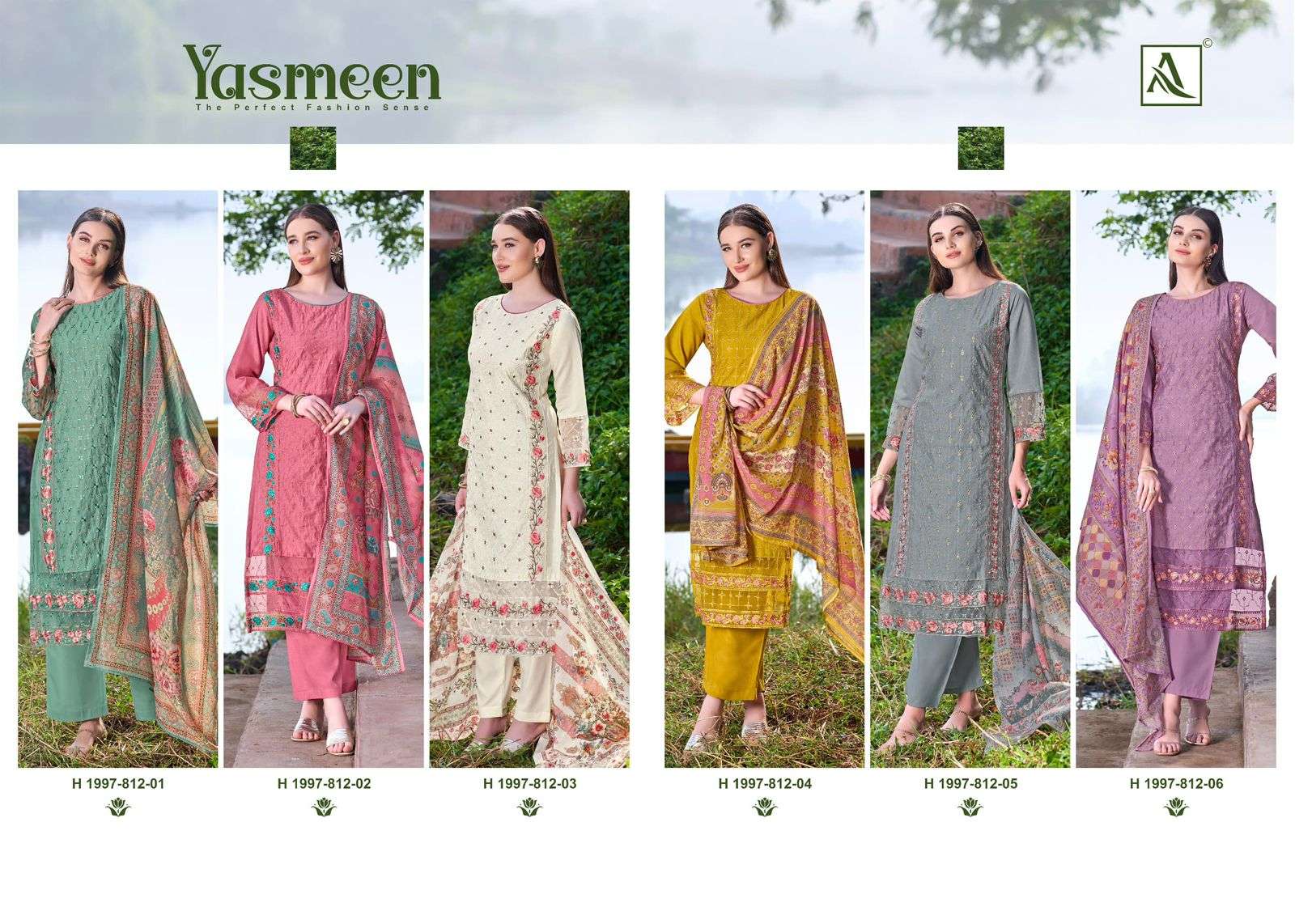 Alok Suit Yasmeen - Amrah Wholesale