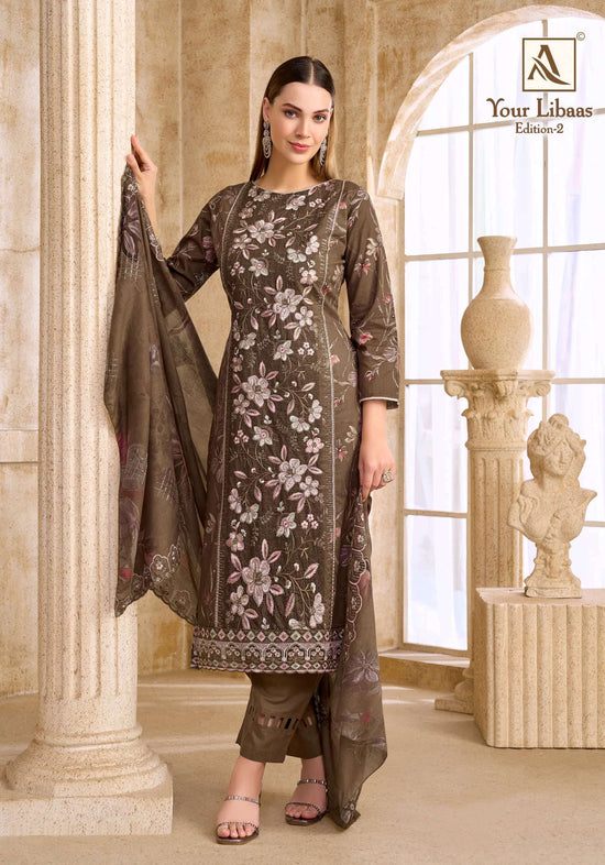 Alok Suit Your Libaas Vol-2 Cambric Cotton Printed Pakistani Suit Set