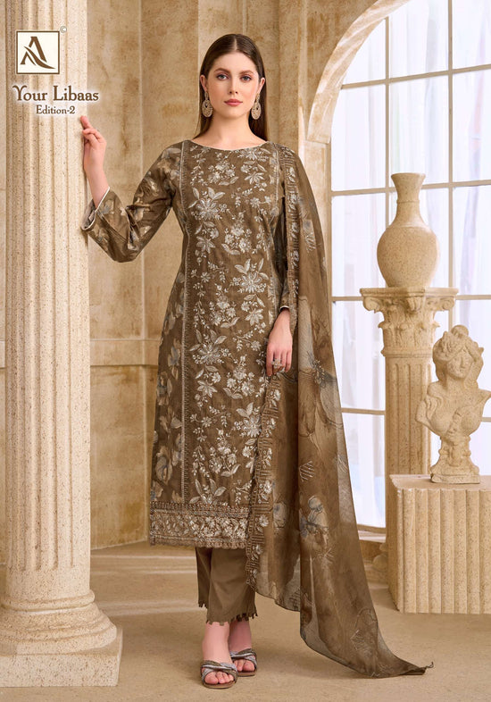 Alok Suit Your Libaas Vol-2 Cambric Cotton Printed Pakistani Suit Set