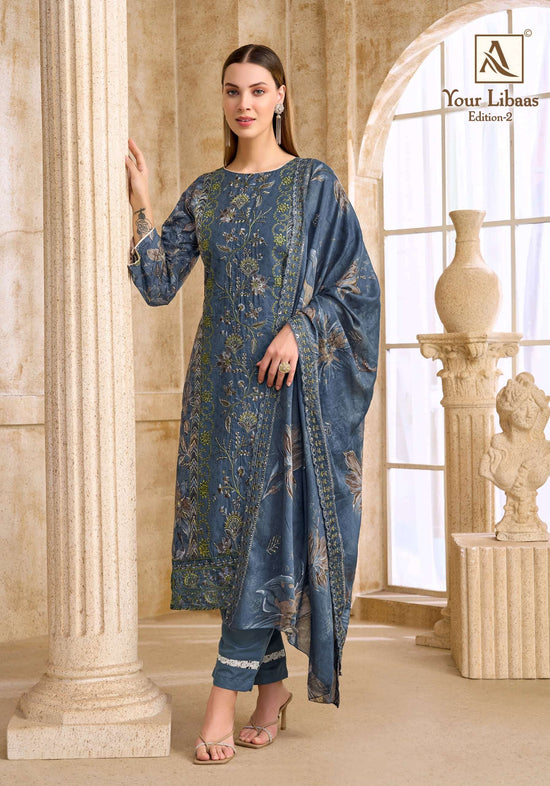 Alok Suit Your Libaas Vol-2 Cambric Cotton Printed Pakistani Suit Set