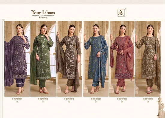 Alok Suit Your Libaas Vol-2 Cambric Cotton Printed Pakistani Suit Set