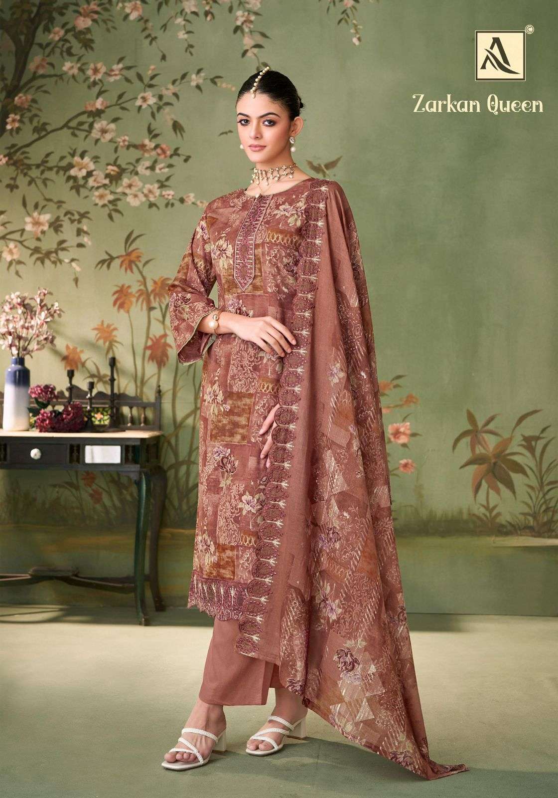 Alok Suit Zarkan Queen