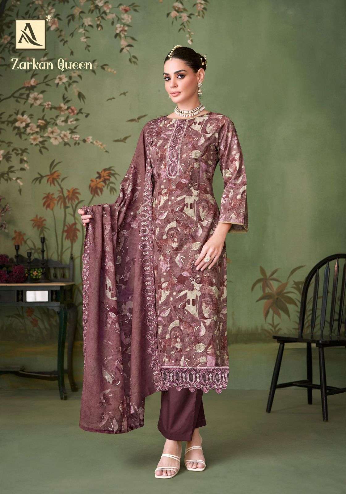 Alok Suit Zarkan Queen