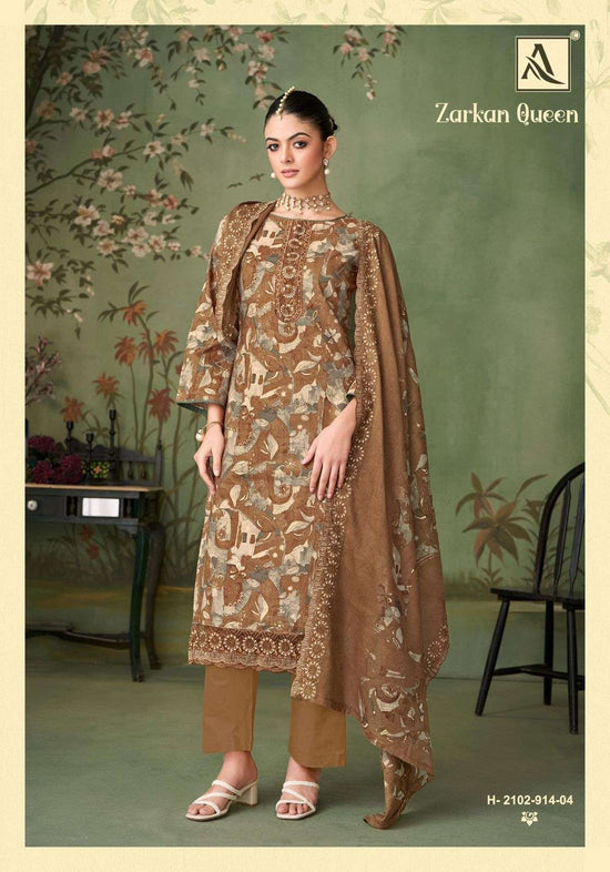 Alok Suit Zarkan Queen