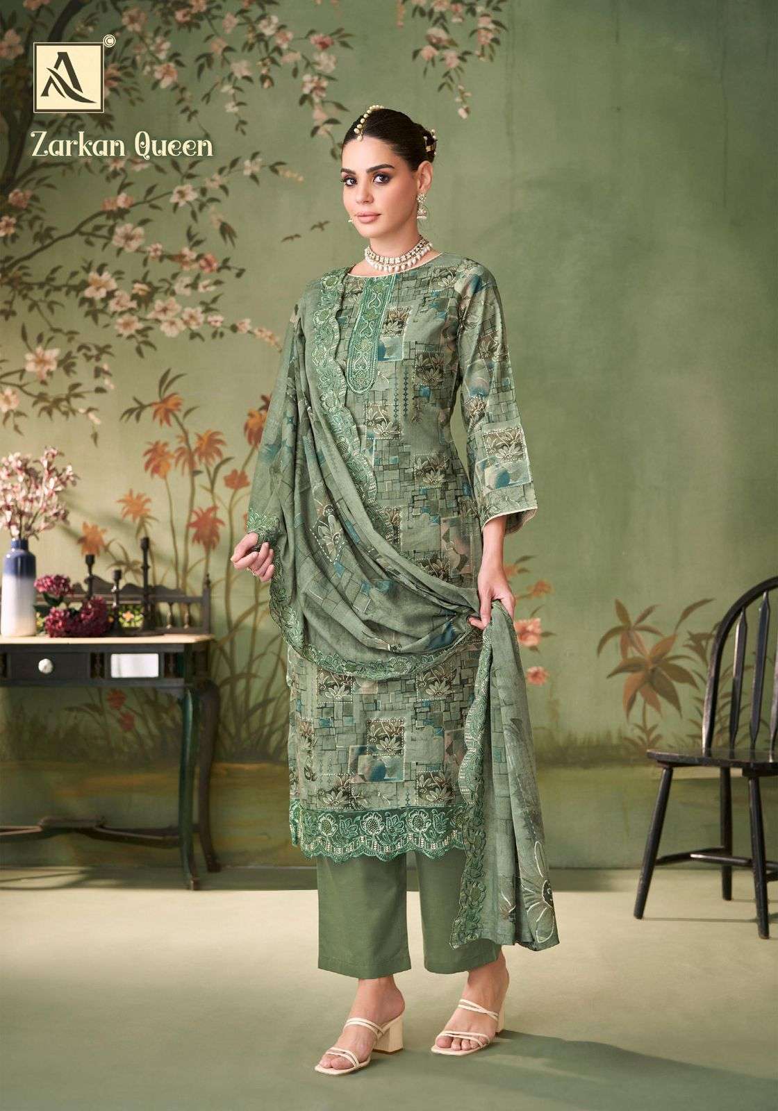 Alok Suit Zarkan Queen