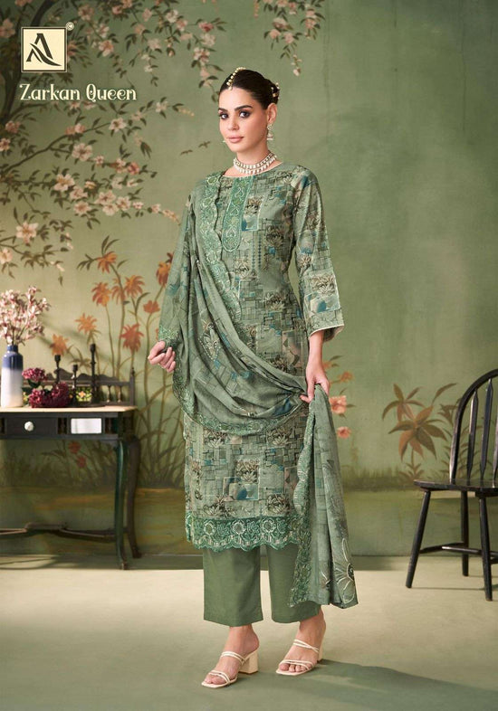 Alok Suit Zarkan Queen