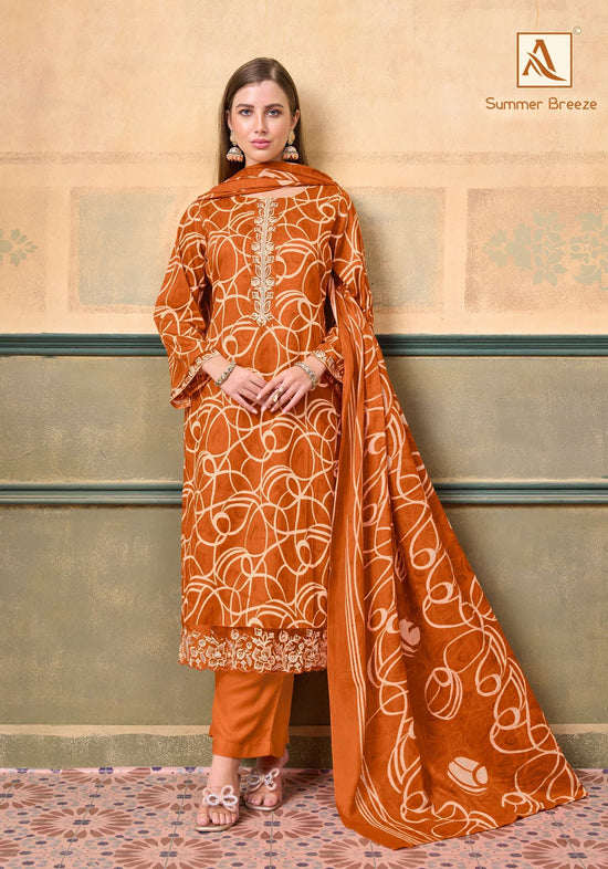 Alok Suit Summer Breeze - Amrah Wholesale