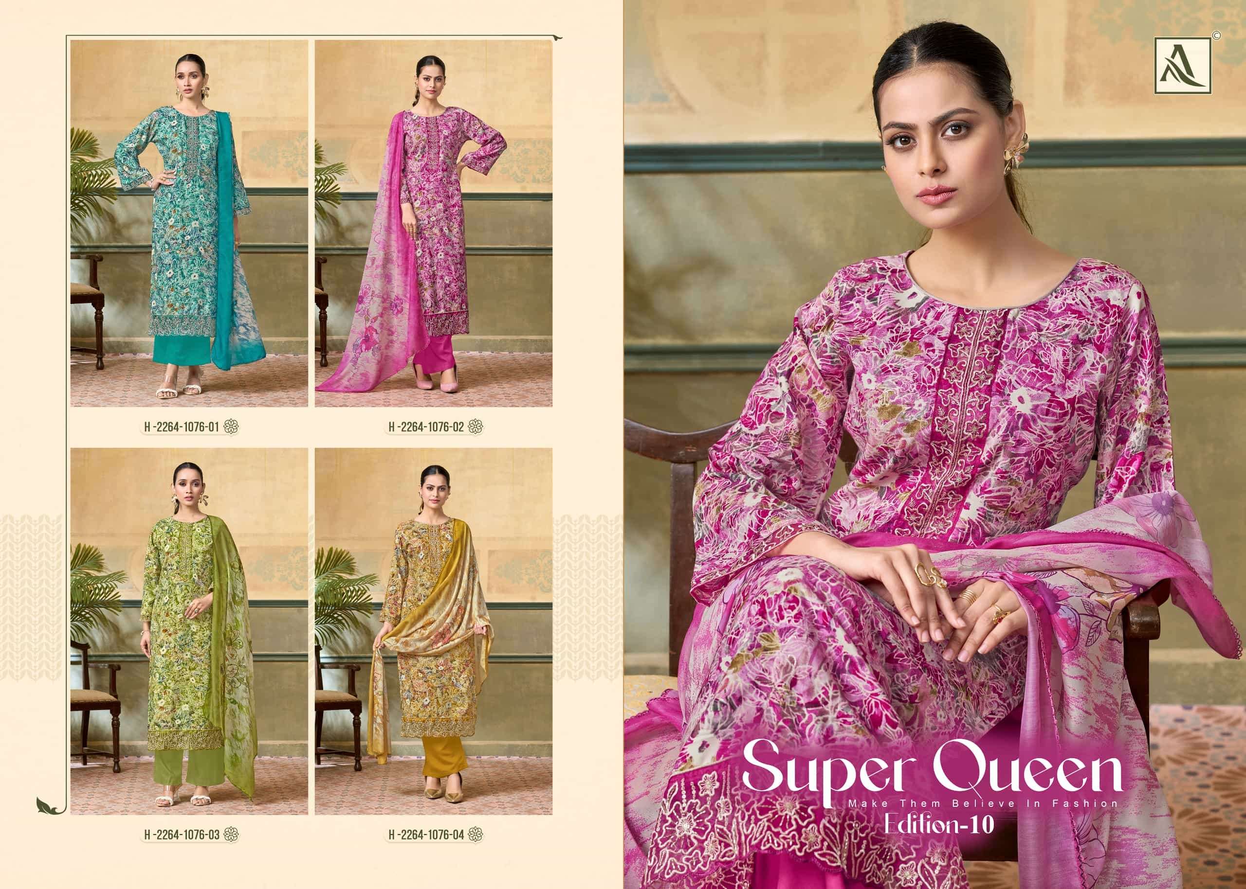 Alok Suit Super Queen Vol - 10 - Amrah Wholesale