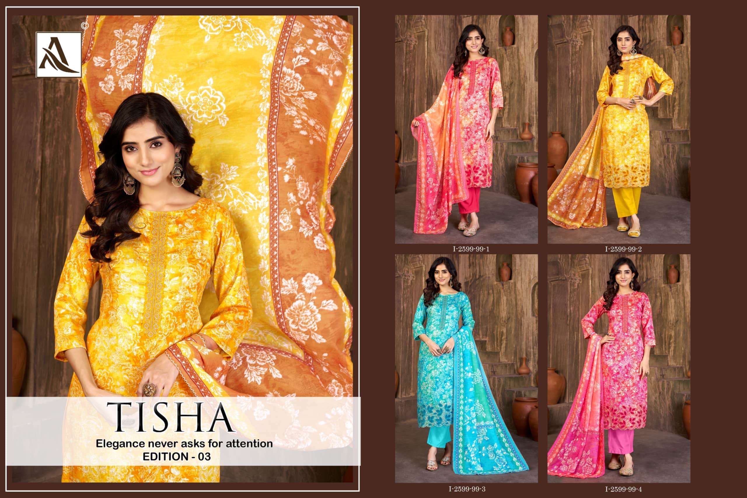 Alok Suit Tisha Vol - 03 - Amrah Wholesale