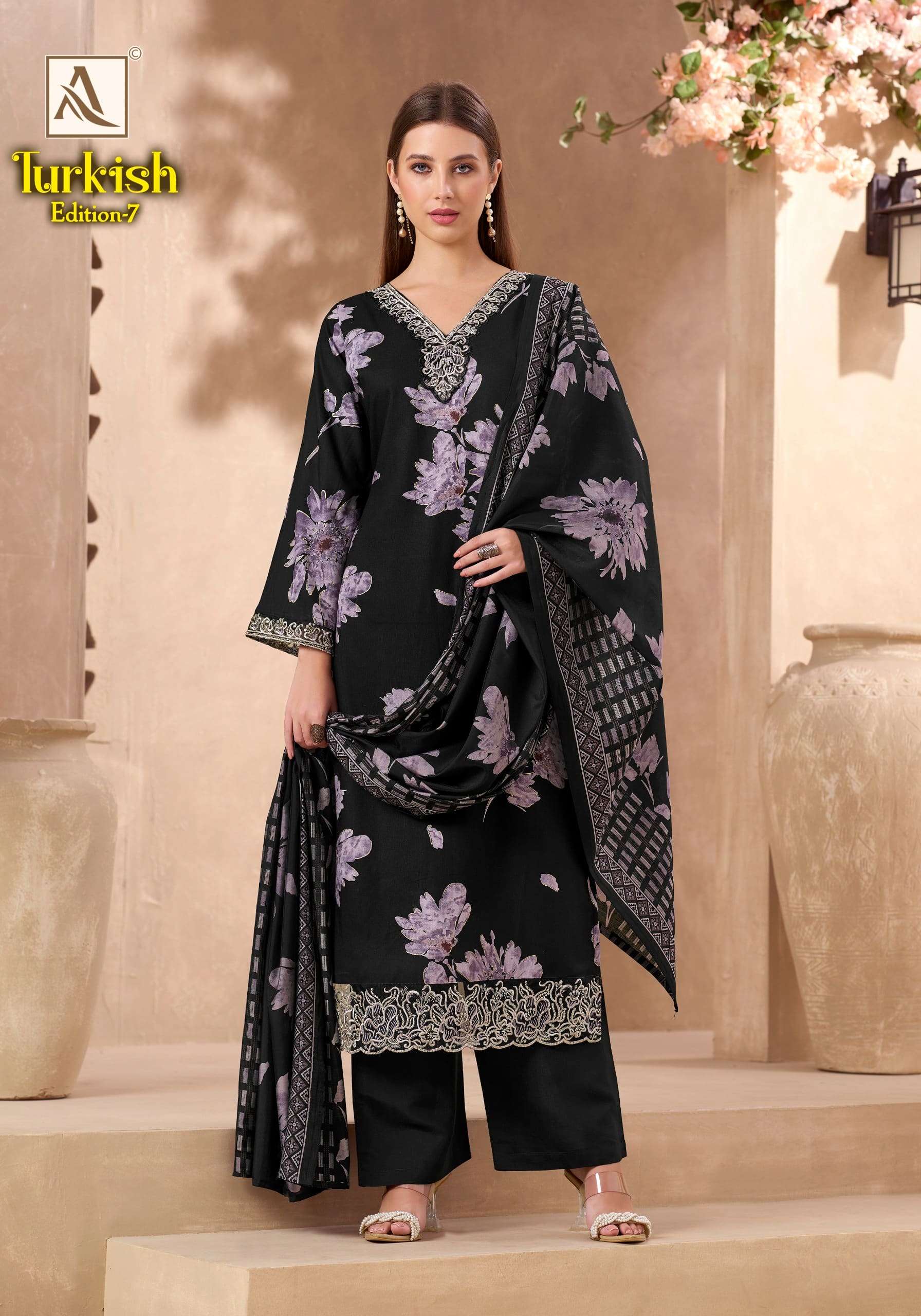 Alok Suit Turkish Vol - 07 - Amrah Wholesale
