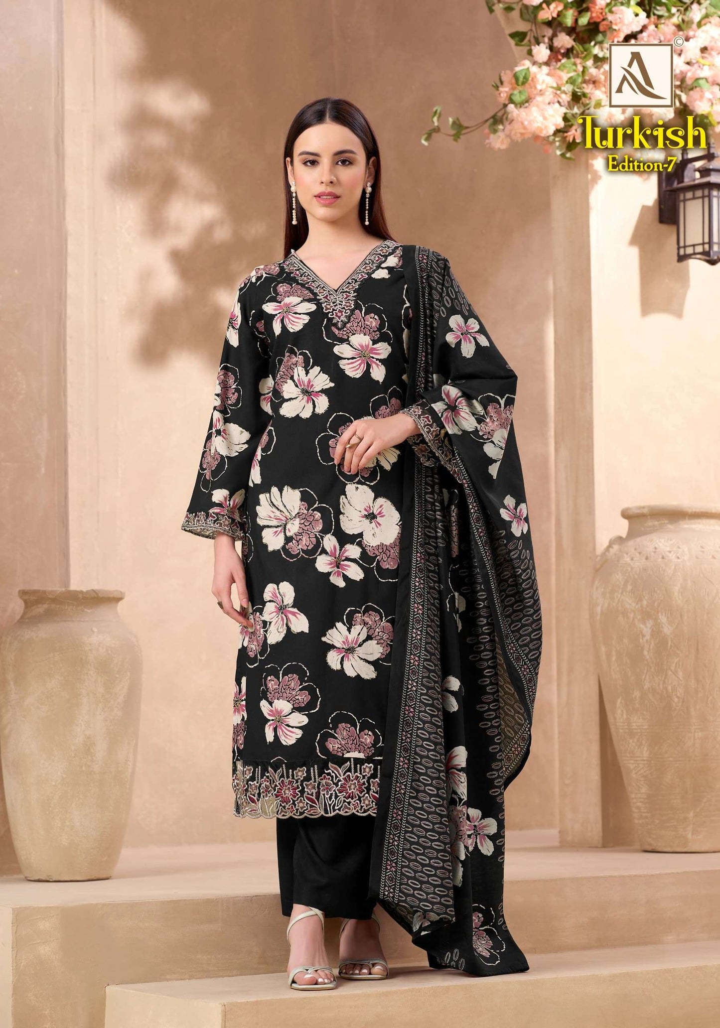 Alok Suit Turkish Vol - 07 - Amrah Wholesale