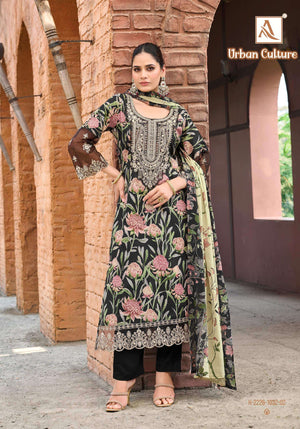 ALOK Suit Urban Culture Cambric Cotton Pakistani Suit - Amrah Wholesale