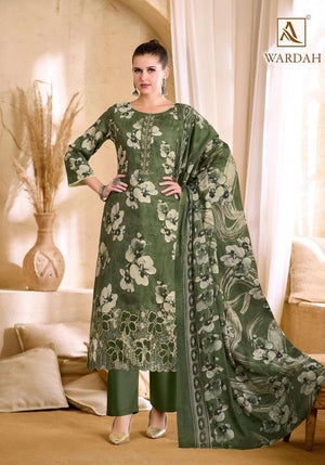 Alok Wardah Series Dress Material Wholesale Catalogue - Amrah Wholesale