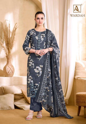 Alok Wardah Series Dress Material Wholesale Catalogue - Amrah Wholesale