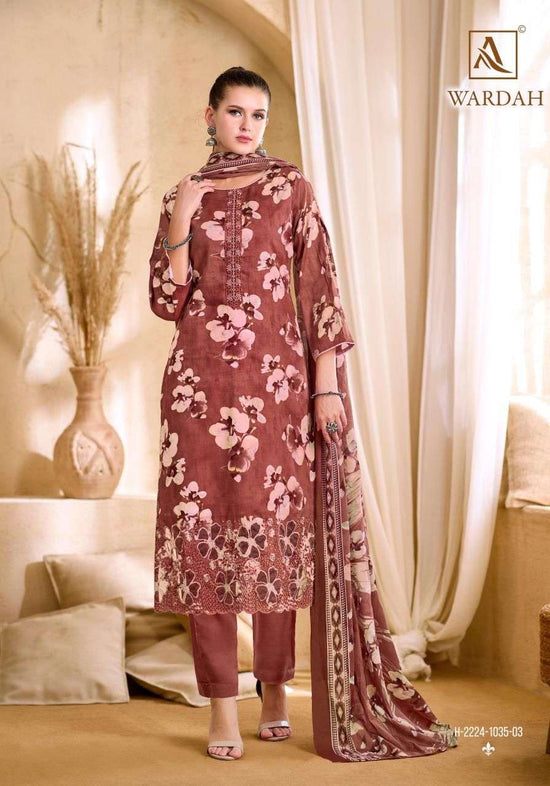 Alok Wardah Series Dress Material Wholesale Catalogue - Amrah Wholesale
