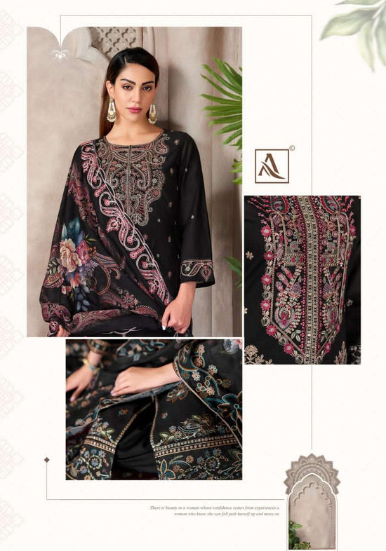 Alok Zara Line Cambric Cotton Pakistani Suit