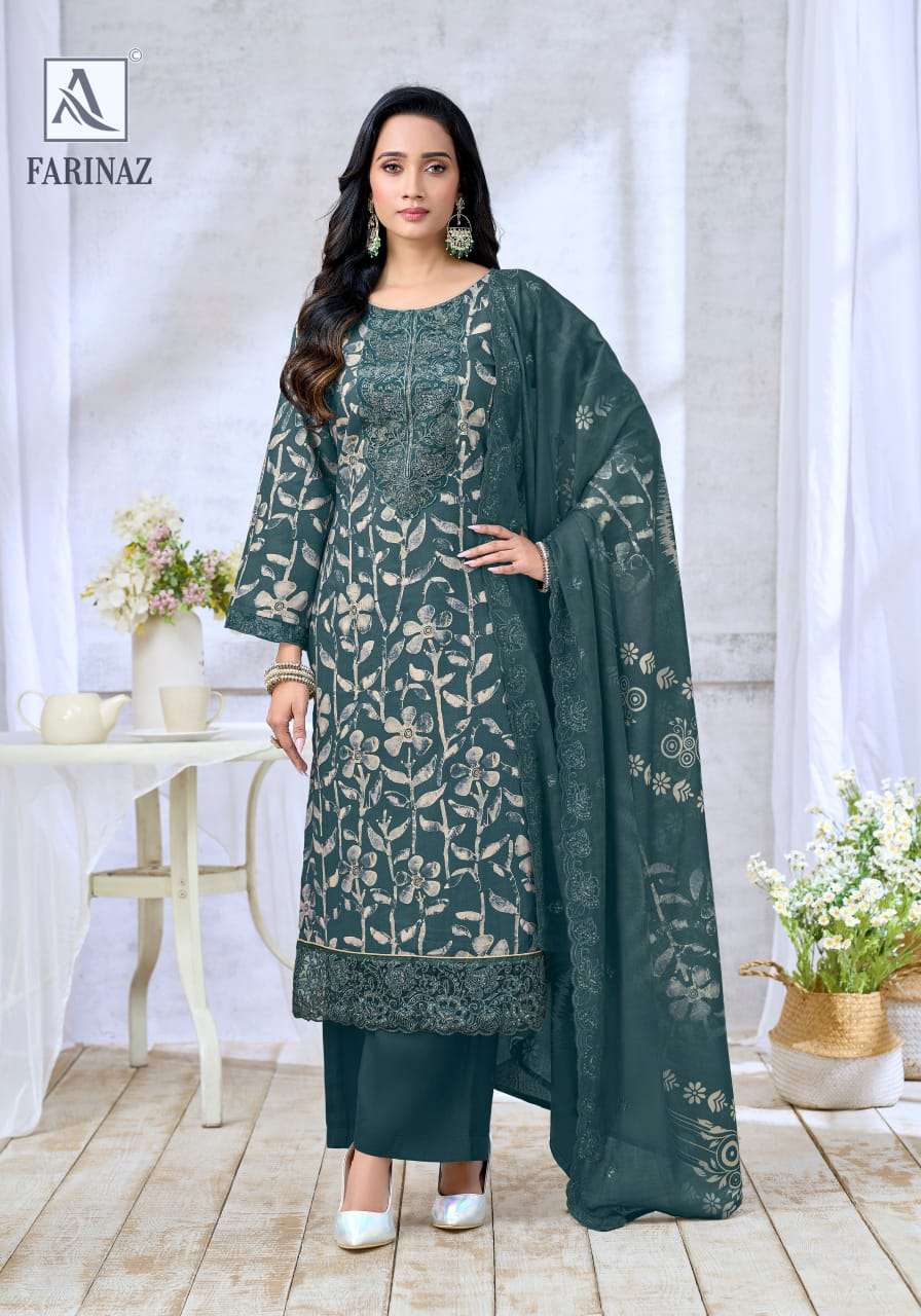 ALOK Suit Zarina Vol-16 Viscose Rayon Dress Material