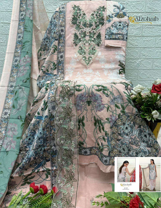 Alzohaib Aqila Vol 1 Cotton Printed Pakistani Suit
