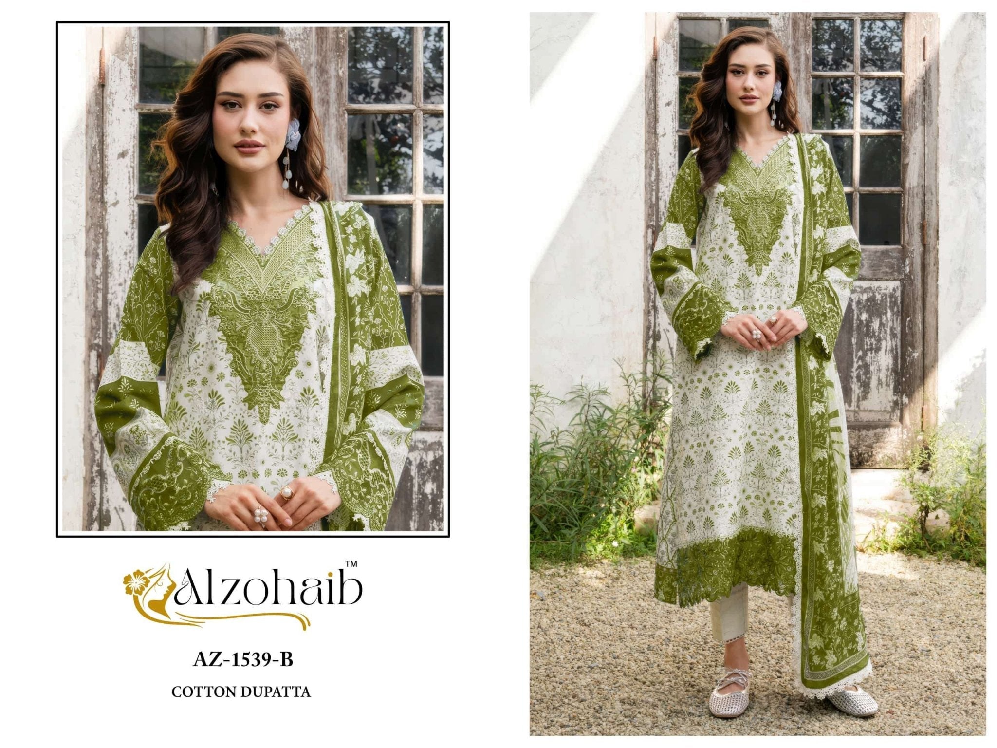 ALZOHAIB INNAYA VOL - 1 Cotton Printed Pakistani Suit - Amrah Wholesale