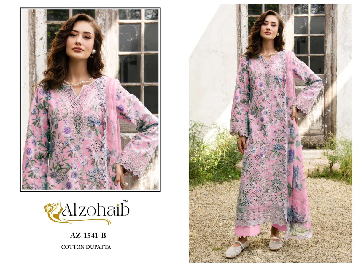 ALZOHAIB INNAYA VOL - 1 Cotton Printed Pakistani Suit - Amrah Wholesale
