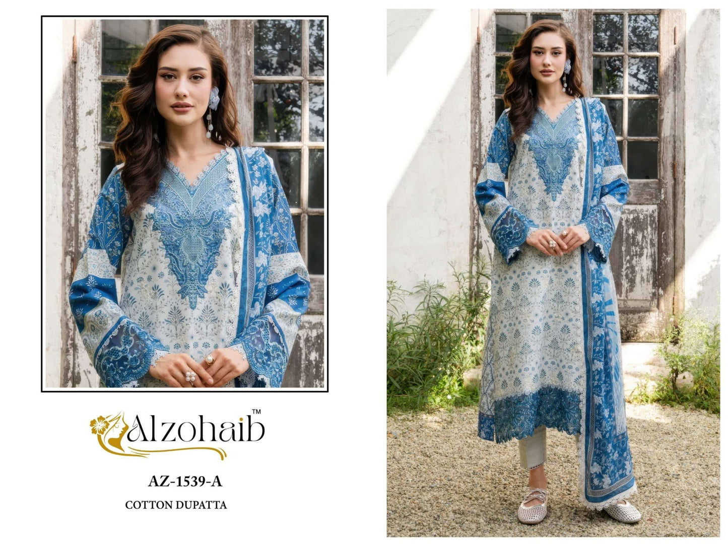 ALZOHAIB INNAYA VOL - 1 Cotton Printed Pakistani Suit - Amrah Wholesale