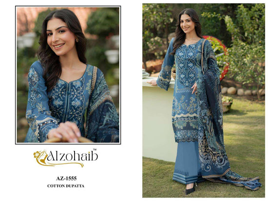 ALZOHAIB ZOYA Vol 2 Cotton Embroidered Pakistani Suit - Amrah Wholesale