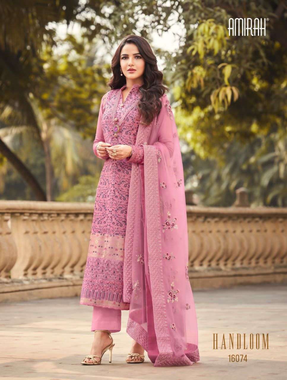 Amirah Handloom Vol 2 Pure Viscose Minakari Jacquard Dress Material