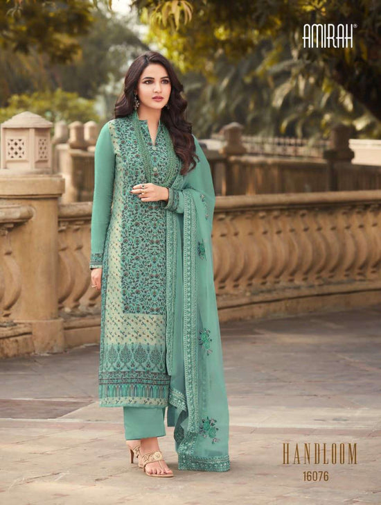 Amirah Handloom Vol 2 Pure Viscose Minakari Jacquard Dress Material