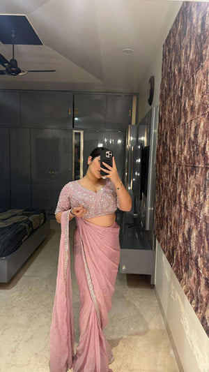 Amoha A469 Colors NC Moss Ready To Wear Designer Saree - Amrah Wholesale