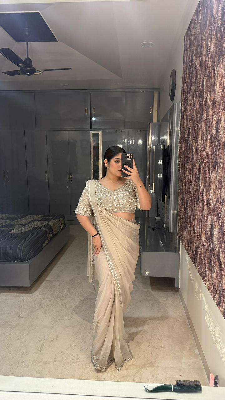 Amoha A469 Colors NC Moss Ready To Wear Designer Saree - Amrah Wholesale