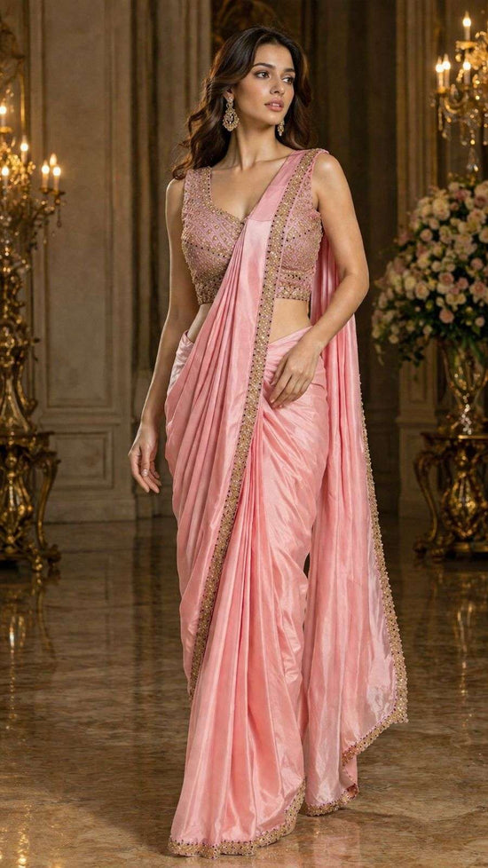 Amoha A480 Colors Mausam Fabric Ready To Wear Saree - Amrah Wholesale