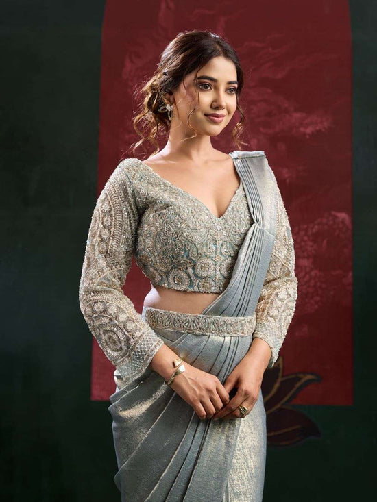 AMOHA TRENDZ 102449 Imported Readymade Party Wear Saree
