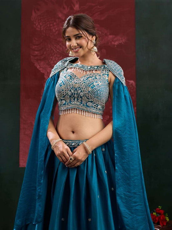 AMOHA TRENDZ A-539 Satin Ready To Wear Lehenga