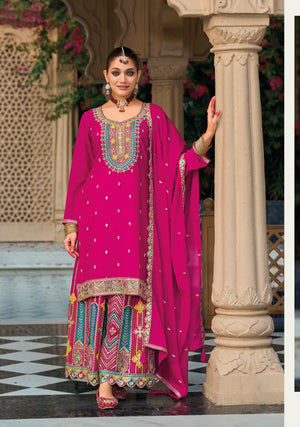 Amrah Wholesale 1806 Master Colors A To D Chinon Pakistani Suit