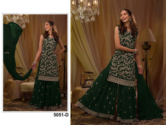 Amrah Wholesale 5051 Master Colors A To E Blooming Georgette Pakistani Suit