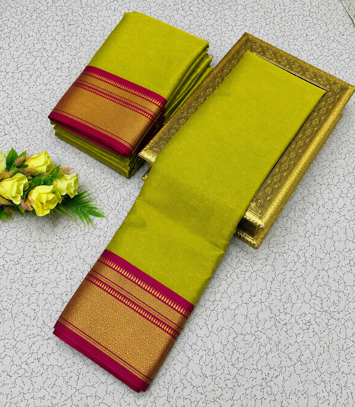 Amrah Wholesale Aab Football Pure Mercerised Soft Silk Saree