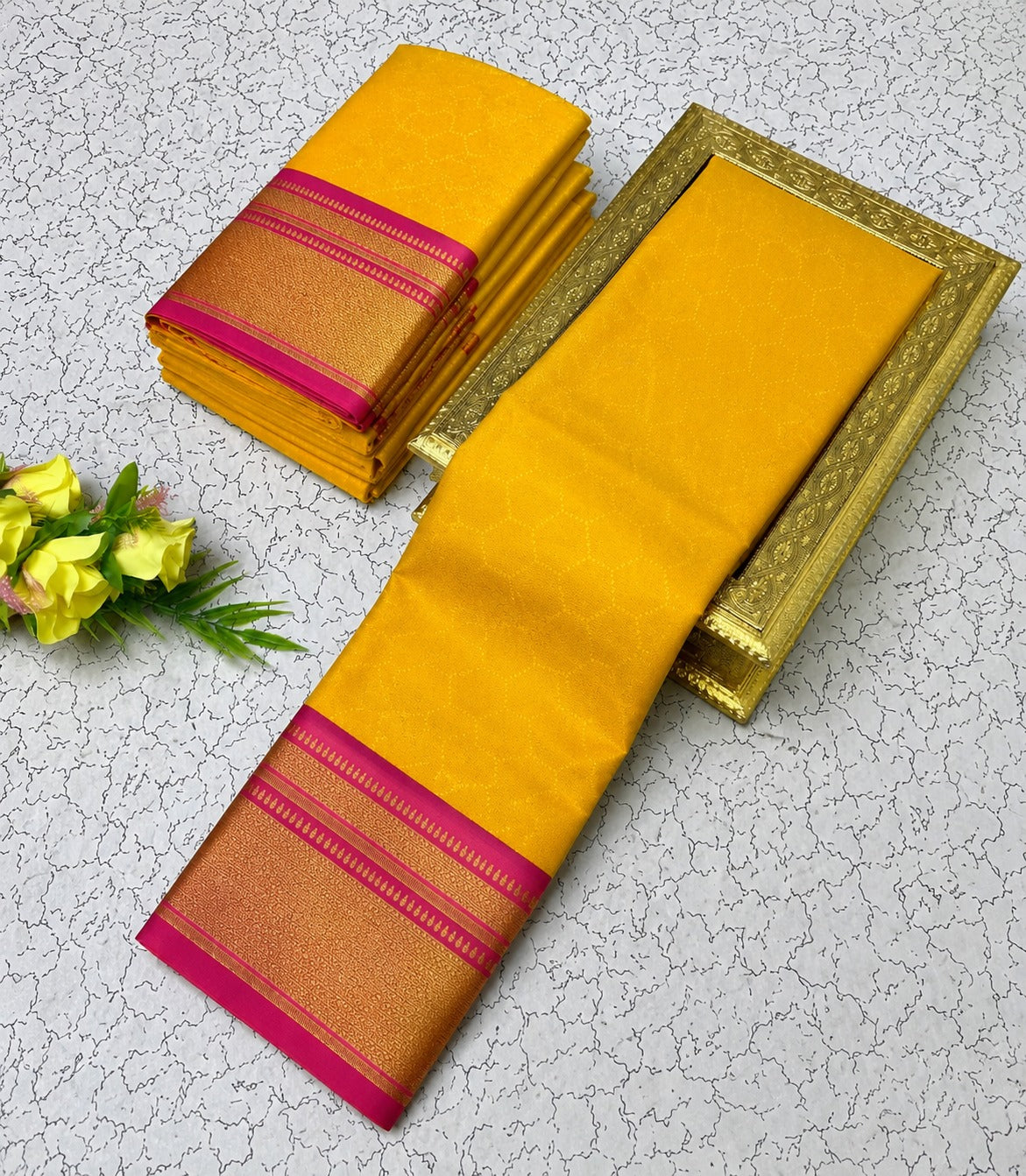 Amrah Wholesale Aab Football Pure Mercerised Soft Silk Saree