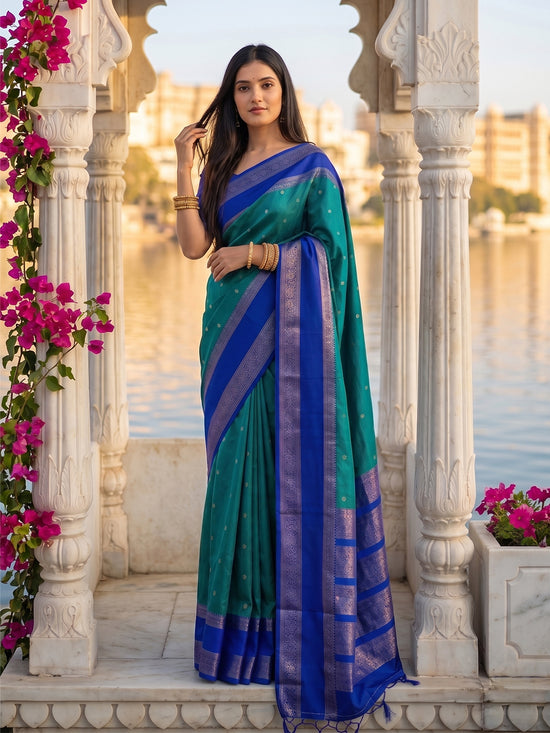 Amrah Wholesale Ast Kashi Silk Blend Saree