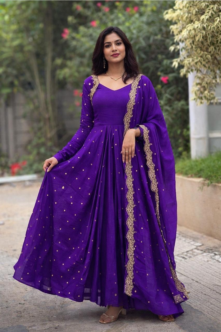 Dazzle Anarkali Set